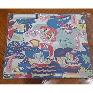 Anna Griffin Seafarer Collection "The Boats" File Folders NEW